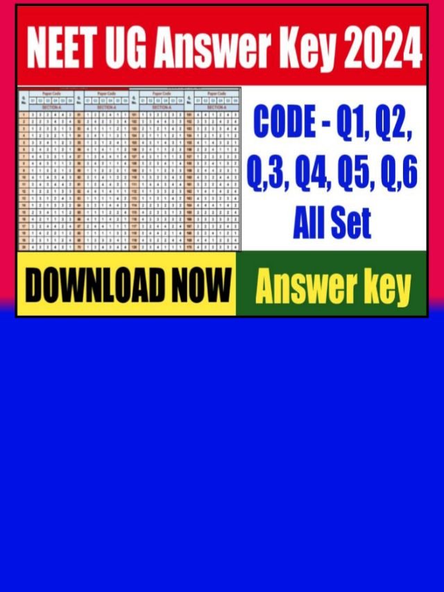 NEET UG Official Answer Key: नीट यूजी का आंसर की हुआ जारी